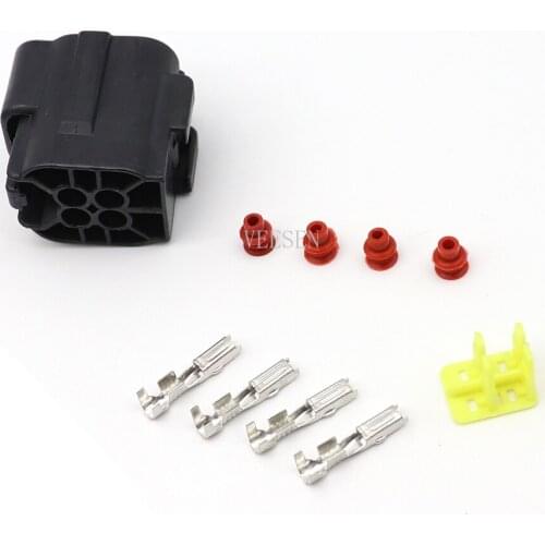 10SET 4Pin Female Waterproof Wire Connector Plug Lamp connector Auto Sealed Electrical Car Truck Connectors