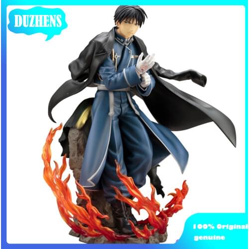 100% Original genuine Fullmetal Alchemist Roy Mustang 23cm Action Figure Anime Figure Model Toys Figure Collection Doll Gift