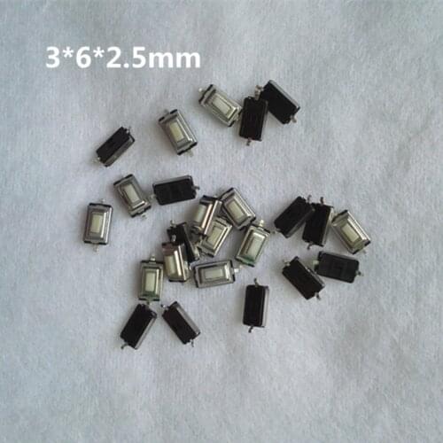 DAKATU 3*6*2.5mmSMD Microswitch Tactile Push Button Car Key Switch Button For BMW OPEL Vectra For Peugeot 206 207 Remote key