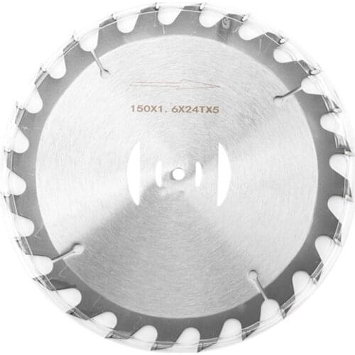 2Pcs 6" 150mm 24 Teeth Lawn Mower Circular Metal Saw Blade Round Saw Cutter Electric Weeder Accessory For Garden Agriculture