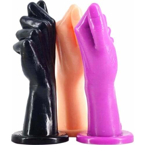 Big and thick fist anal plug dildo Suction cup no vibrator sex toys for women couple Huge hand fisting dildo big Giant butt plug
