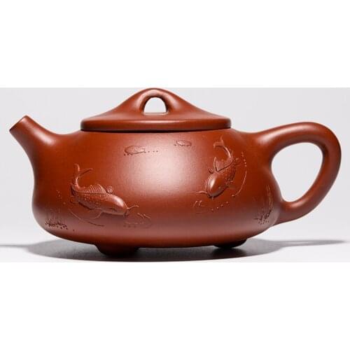 Authentic Yixing Famous Pure Handmade purple clay Tea pot Kung Fu ZishaTeapot Special price Dahongpao Zhu mud Xi shi teapot