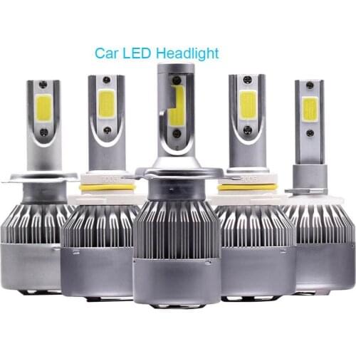 Car LED Headlight H7 Bulb H3 H4 H8 H9 H11 H13 9005/HB3 9006/HB4 9004 9007 110W 26000LM T2 Auto Headlamp COB Light