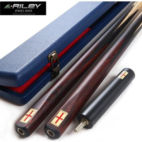 Ultra Luxury RILEY One Piece Cue Snooker Cue For Competition Handmade Billiard Cue Kit Stick with Case with Extension 9.5mm Tip