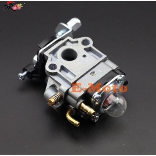 Carburetor Carb 11MM PER MINIMOTO DECESPUGLIATORE TAGLIASIEPE 33 40CC 43CC 47CC 49CC 50CC 2 Storke GAS SCOOTER POCKET MINI BIKE