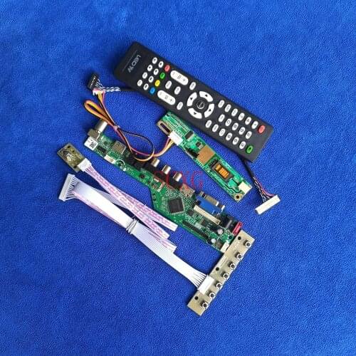 Kit 1024*768 1CCFL USB VGA AV HDMI-compatible Fit B141XG05/B141XG08/B141XG09/B141XG10/B141XG13 LCD drive card Analog 30-Pin LVDS