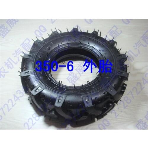 350-6 Tiller Rotary Tiller Planter herringbone pattern tire inner tube feeding