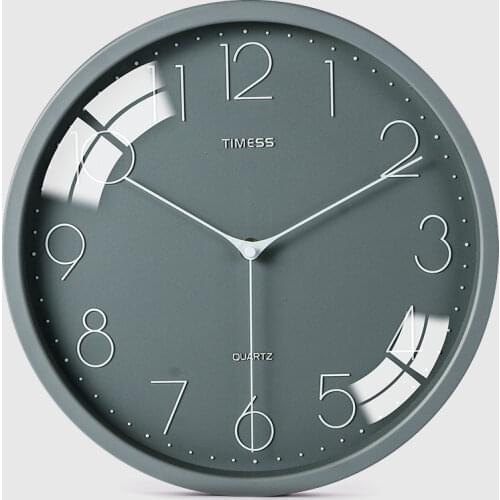 White Metal Wall Clock Modern Design Living Room Minimalist Bedroom Hidden Stash Silent Quartz Relogio De Parede Decor SC272