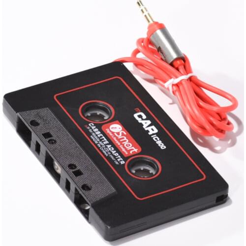 New Car Cassette Tape Adapter Cassette Mp3 Player Converter For iPod For iPhone MP3 AUX Cable CD Player 3.5mm Jack Plug