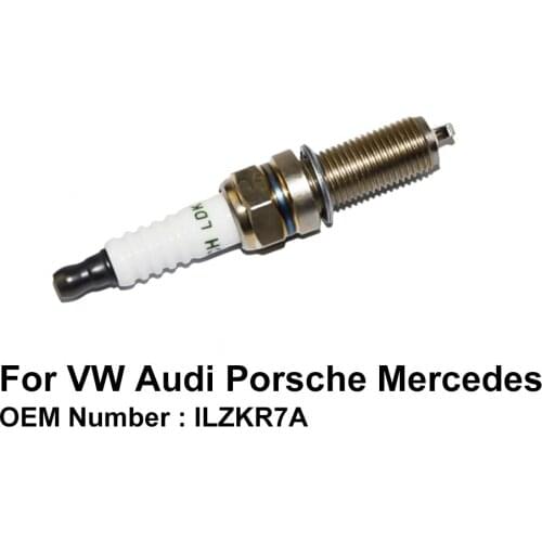 COWTOTAL Platinum Spark Plug for Mercedes Benz CLS300 CLS550 CLS350 ML300 ML350 OE ILZKR7A ( Pack of 4 )