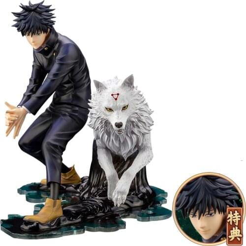 Pre-Sale Jujutsu Kaisen Fushiguro Megumi Japanese Anime Figuur Hand Made Ornaments Desktop Static Model Speelgoed