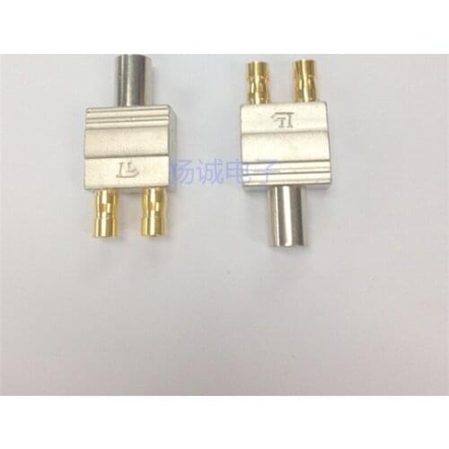 RF Adapter Tee C3-KJK One Male and Two Female RF Adapter C3-KJK (all Copper)