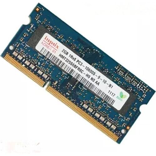 Laptop RAMS Hynix-memoria para portátil DDR3, 2GB, 1RX8, PC3-10600S, 1333MHz, 2GB, ddr3, 1,5 V For Notebook