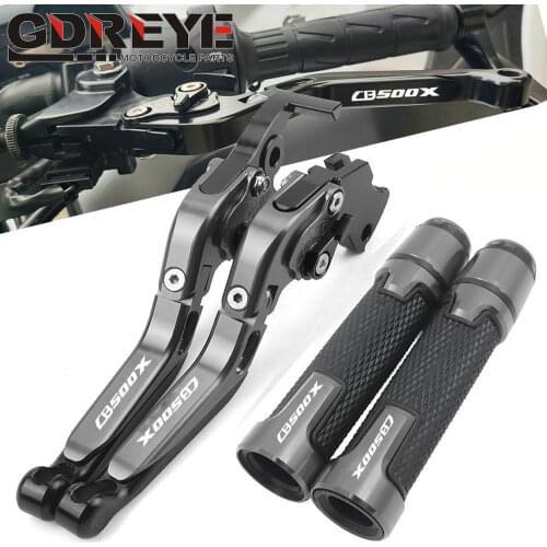 For HONDA CB500X CB 500 X 2013 2014 2015 2016-2020 CNC Motorcycle Folding Extendable Brake Clutch Levers LOGO CB500X