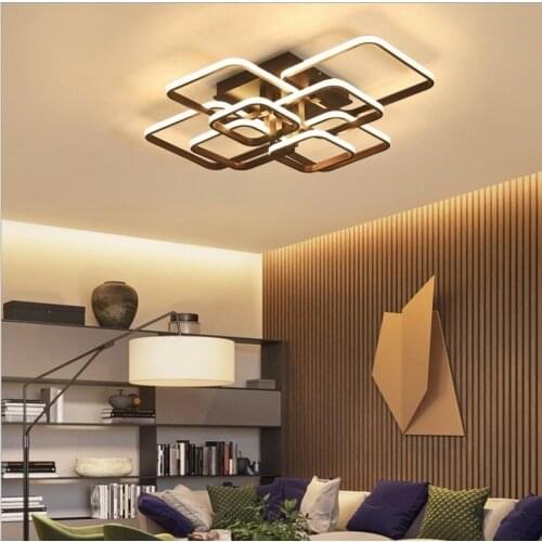Modern led chandelier lights For Living Room Bedroom Home Chandelier ceiling Fixtures with remote control acrylic Free Shipping