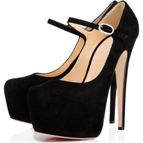 FGHGF 16cm Patent leather platform stiletto heels, high heels, sexy party shoes, customizable sole color