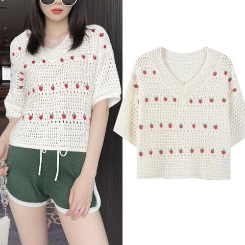 Women's Knitted T-shirts TUNJUEFS China