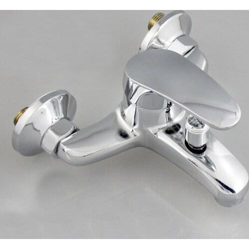 L16212 High Quality Wall Mounted Chrome Finish Brass Material Bath-Shower Tap