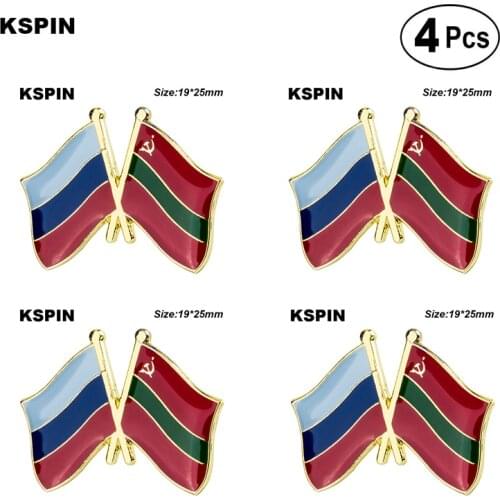 Russia Flag Pin Lapel Pin Badge Brooch Icons 4pcs