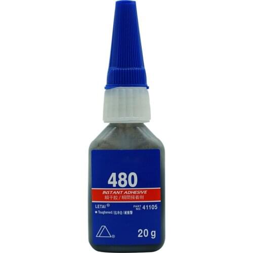 1 Pcs 20g 480 Super Glue Metal Plastic Rubber Tire Seal Rubber Ceramic Black Special Quick-drying Glue