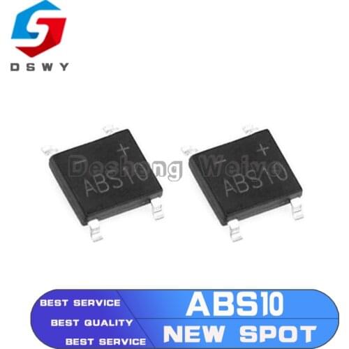 50PCS/LOT ABS10 SOP-4 SMD Rectifier Bridge Pile IC Chip In Stock