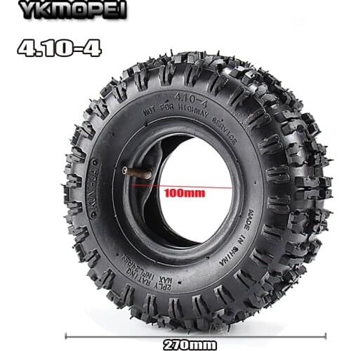 4.10/3.50-4 410/350-4 ATV Quad Go Kart 47cc 49cc 4.10-4 Tire inner tube Fit All Models 3.50-4 4"