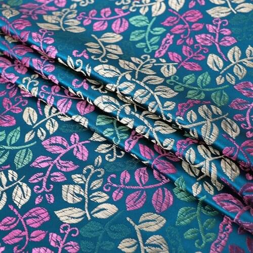 50*114cm beauty jacquard brocade fabric fabric for sewing DIY with Mimosa pattern