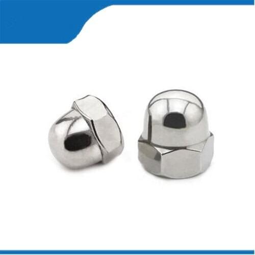 Free shipping M3/M4/M5/M6/M8 Acorn Nut Stainless Steel SS304 Dome Head Cap Hex Nuts