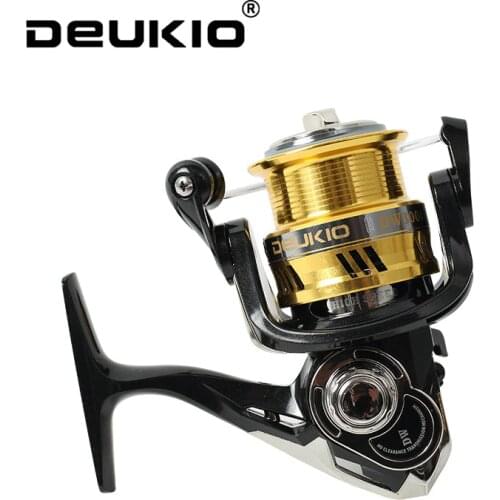 Deukio Fishing Reels Drag Baitcasting Metal Spool Spinning Reel Ultra Light 6.7:1 Fishing Coil Saltwater Tools Carp Fishing Reel