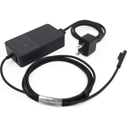 Huiyuan Fit for 65W 15V 4A Surface Book AC Adapter Charger for Microsoft Model 1706 Tablet Power Supply Jack 6Ft Cord with USB