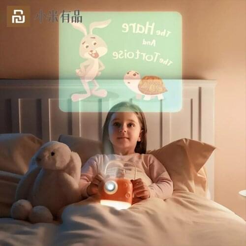 Xiaomi Story Projector Lamp Kids Toys Learn Educational Music For Children Bedroom Decor Projector Night Light LED Baby Lamp