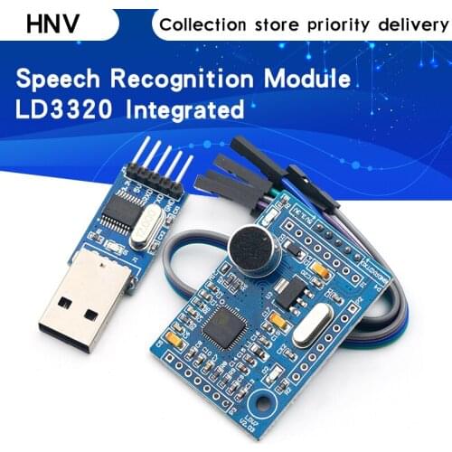 LD3320 voice recognition module 51 single chip microcomputer IO voice module non-specific human voice recognition