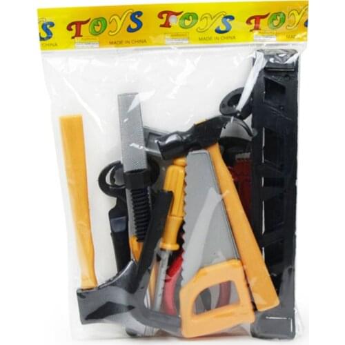 14 Pcs Set Construction Tool Set for Kids Child Career Training Activity Props Skills Development and Dress-Up Pretend Play