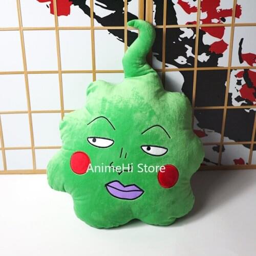 Mob Psycho 100 Pillow Anime Mobu Saiko Hyaku Dimple Figure Plush Filling Doll 50cm Cute Cosplay for Gift