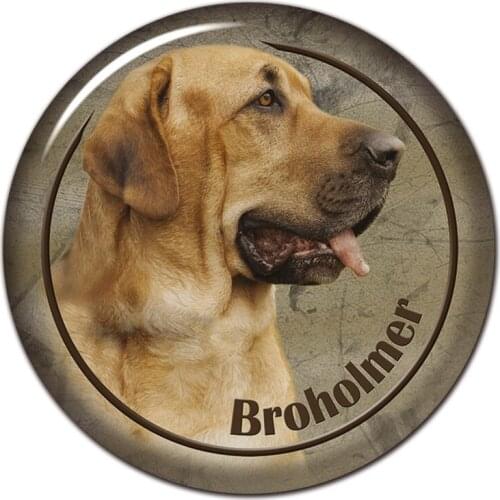 S30477# 13CM/15CM/17CM PVC Decal Broholmer Dog Car Sticker Waterproof for Bumper Rear Window Laptop Toilet
