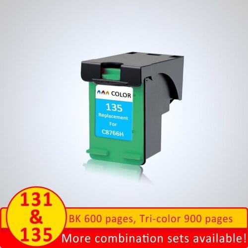 XiangYu Compatible ink cartridges For HP 131 135 460 5743 5940 6843 6940 Photosmart 2573 2613