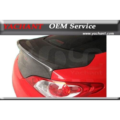 Car-Styling High Quality Carbon Fiber Bootlid Trunk Fit For 2010-2011 Hyundai Rohens Genesis Coupe YC Style Rear Trunk Tailgate