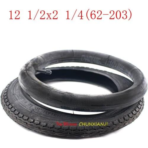 Super 12 1/2 X 2 1/4 ( 62-203 ) Tire fits Many Gas Electric Scooters and e-Bike folding Bike bicycle parts 12 1/2*2 1/4