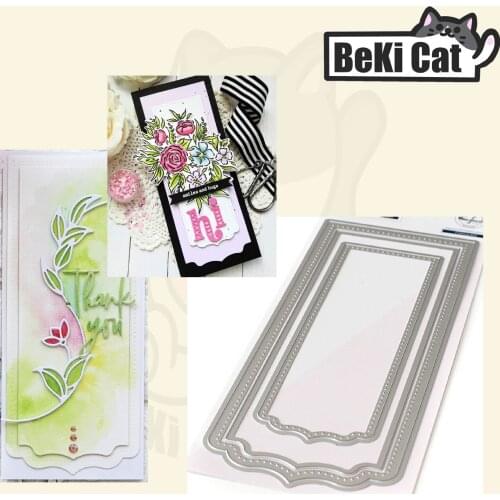 Tag slim Metal Cutting Dies Stencils for DIY Scrapbooking photo album Decorative DIY Paper Cards