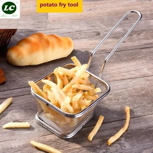 Utensil fry net tool potato mini basket family daily use deepfry strainer