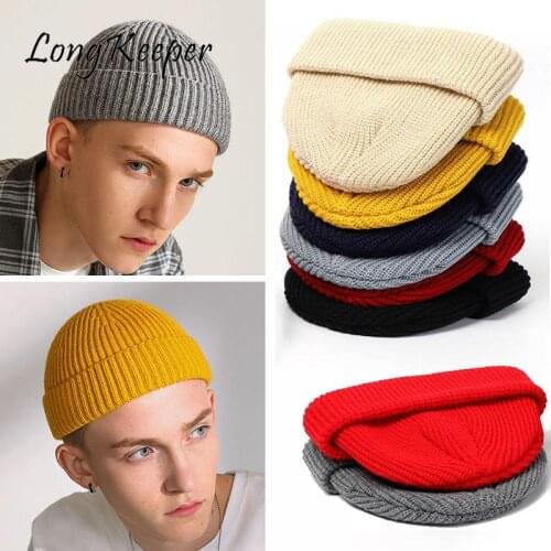 Winter Warm Beanies Knitted Hats Women Men Casual Short Thread Hip Hop Hat Adult Female Beanie Skullies Cap Elastic Hats Unisex