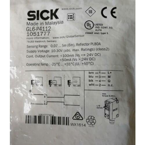 1pcs New SICK GL6-P4112 Sensor free shipping