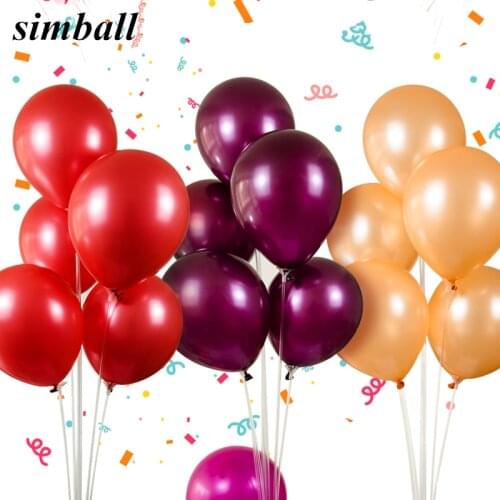 10pcs 12inch Thick 3.2g Rose Gold Latex Balloon Baby Shower DIY Love Wedding Decoration Birthday Party Supplies Globos Kids Toys