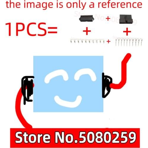 10PCS SM connector 2.54 pitch male and female to plug male head + female head + reed to plug SM 2P/3P/4P/5P/6P/7P/8P
