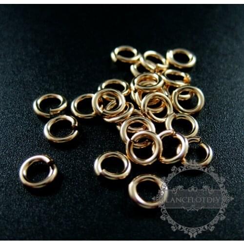 18gauge 1.05x5mm gold filled high quality color not tarnished jump ring DIY jewelry supplies findings jumpring 1545009