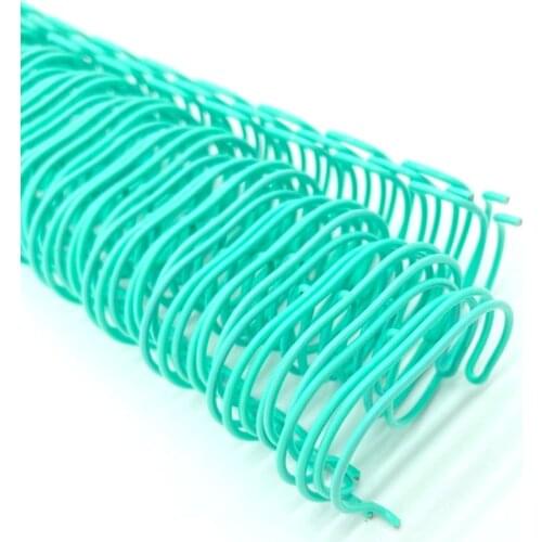 19.1mm 50pcs Metal YO Double Coil Calendar Binding Coil Notebook Spring Book Ring Wire O Binding A4 Binders Double Wire Binding