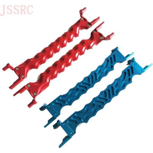 2Pcs Aluminum Battery Holder Down Navy #7719 For RC 1/5 Traxxas X-Maxx XMaxx 77076-4 77086-4