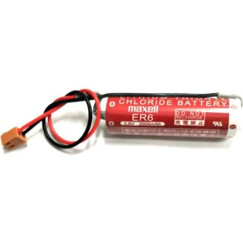 20PCS Robot battery ER6 3.6V AA 2000mAh with plug made in Japan original brand new
