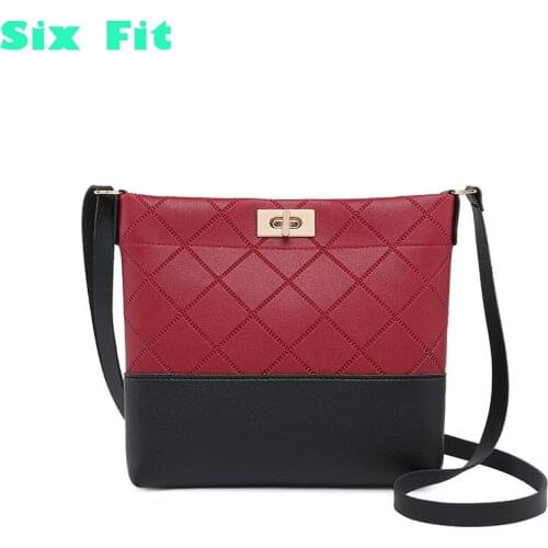 2021 Leather Luxury Casual Plaid Chain Shoulder Messenger Bags Summer Women Purse Handbags Small Square Bags Bolsas De Mujer Sac