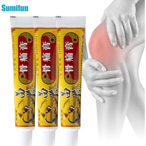 3pcs Analgesic Ointment 20g Joint Back Knee Shoulder Pain Relief Cream Rheumatoid Arthritis Herbal Medical Plaster Skin Care